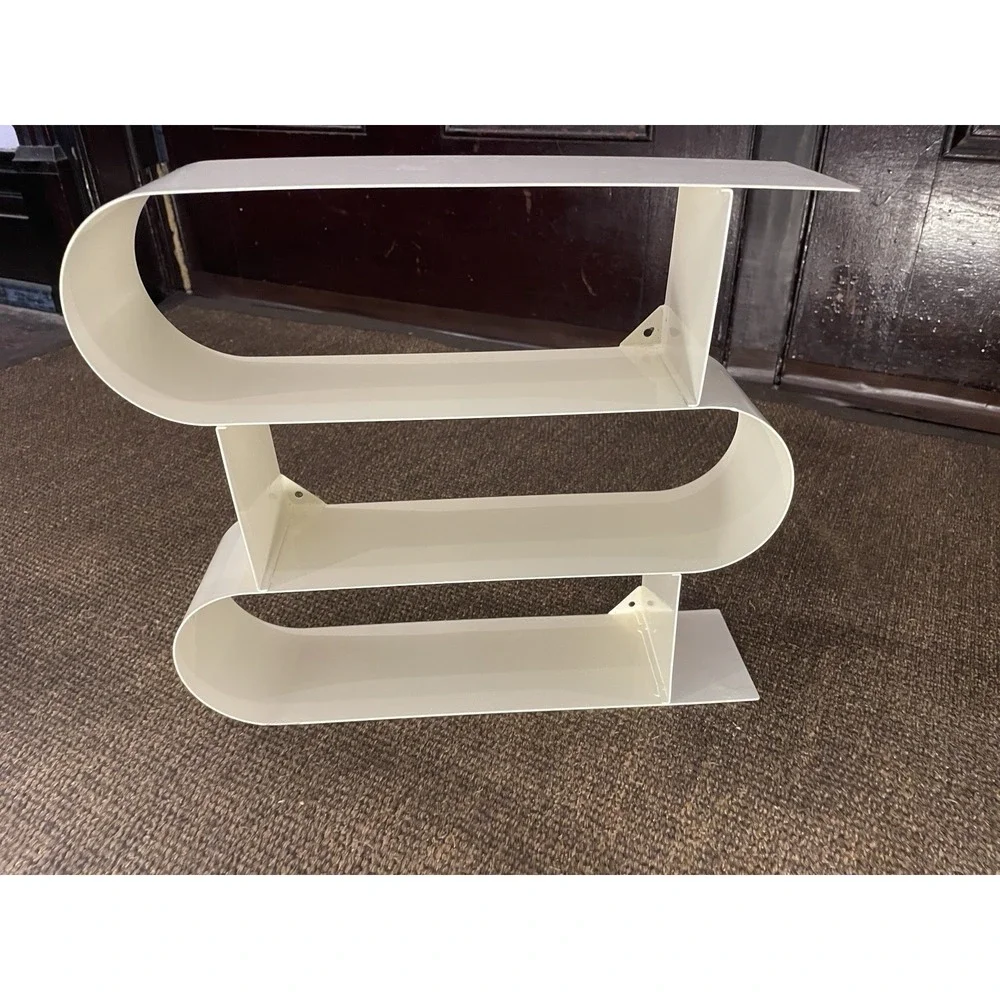 Modern S-Shaped Display Shelf, Mini Figure Collectibles, Wall Or Desk Decor